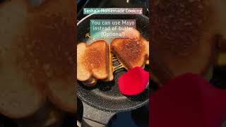 Grill cheese sandwich which always turn perfect | Sasha’s Homemade Cooking