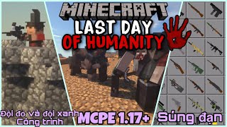 Cách Tải Addon/Mod Last Day Of Humanity Giống PC | How To Dowload Last Day Of Humanity In MCPE 1.17+