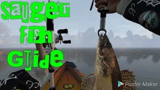 Fishing Planet |How to Catch Sauger |Kayak Fishing | Sauger Fish New York