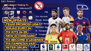 WOWW KEREN!!!🔥  PES PPSSPP 24 Sudah Ada Team Promosi, Full Face, Kece Parah, GRAPICH HD