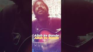 allah ke bande #guitar #cg #shorts #unplugged #live #kailashkher #world #audience #songlover #sufi