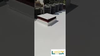 Roof transformation ft. LuminX: Cool Roof Paint 🥵✅ #shorts #transition #transformation