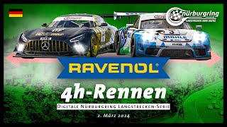 🇩🇪 LIVE: Digitale Nürburgring Langstrecken-Serie, RAVENOL 4h-Rennen!