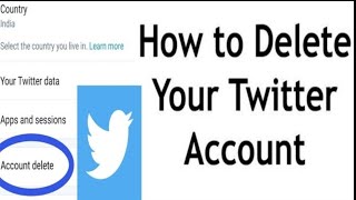 How To Delete Twitter Account Permanently| How To Deactivate Twitter Account| Delete Twitter Account