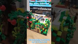 Lego Bricklink Mountain View Observatory Progress Pt 3