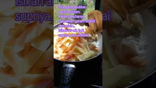 Masak buah papaya jadikan lauk,sedap jugak😍 #cookingvideo #BorneoRecipes #vloglorinda