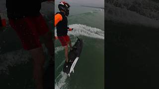 Conquering Waves: Learning and Laughing through Epic Crashes 🌊🏄‍♂️. #jetsurf #motorized #surf