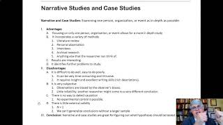 Why and How to Use Narrative and Case Studies in Qualitative Research