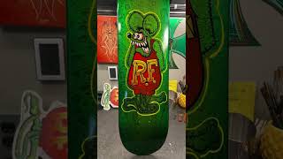 Rat fink, but funky.