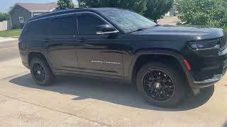 New tire rim combo 2021 Jeep Grand Cherokee L, limited.   TPMS goes good?  #customoffsets