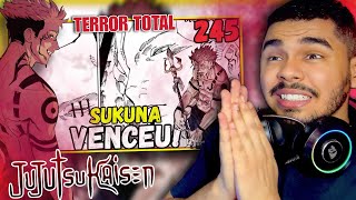 REAGINDO a "SUKUNA PRÓVA QUE É UM REI SOBRE TODOS - ADEUS KUSAKABE!" JUJUTSU KAISEN 245 OFICIAL