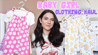 HUGE BABY GIRL CLOTHING HAUL !