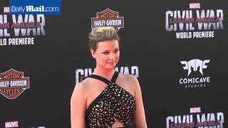 Emily VanCamp stuns at the Captain America LA premiere