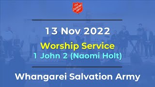 Worship & message (1 John 2: Jesus, son of God) by Naomi Holt)