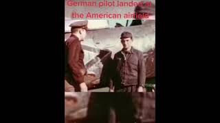 German Pilot lands on US Field     #history #ww2 #germanarmedforces #shorts #shortvideo