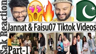 Pakistani Boys React To Jannat Zubair & Mr.Faisu Tiktok Videos | Sak Reaction | Part-1