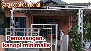 pemasangan kanopi