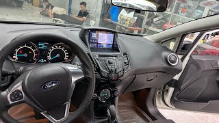 Màn hình android xe ford fiesta 2017 mặt giưởng âm siêu đẹp