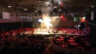 The Main Event Thai Boxing Pyro Intro from balcony