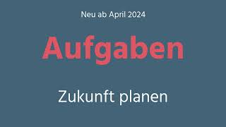 Aufgaben - Zukunft planen