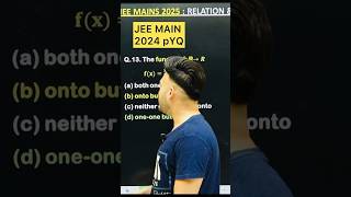 JEE MAIN PYQ 2024 #relationandfunctions #jee 2025