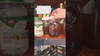 Homemade vanilla extract ~ making my own extract #traditionalcooking #homemade