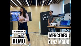 Mercedes-Benz MBUX | SOS Emergency Function | How Does it Work? | Demo Video | Hey Mercedes |