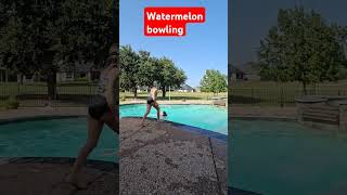 Have you tried watermelon bowling?