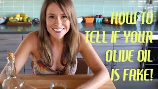 How to Tell if Your Olive Oil is Fake! Quick Kitchen Tip!