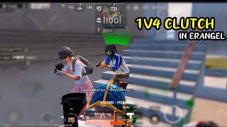 1 V 4 CLUTCH |  PUBG MOBILE | SOLO VS SQUAD |