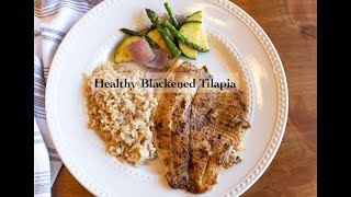 Healthy Blackened Tilapia