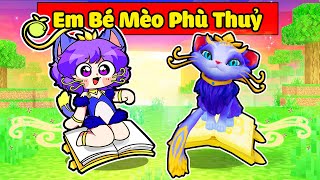 NABEE EM BÉ MÈO PHÙ THUỶ BẢO VỆ TÔ GÀ KHỎI NGUY HIỂM TRONG MINECRAFT*NABEE MÈO PHÙ THUỶ 🐱✨