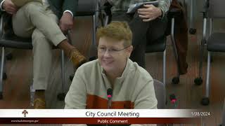 City Council Meeting - January 8, 2024