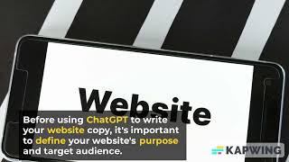 How to Use ChatGPT to Write Your Website Copy