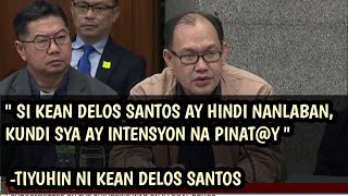 KEAN DELOS SANTOS FAMILY STATEMENT ON EJK DURING SENATE HEARING