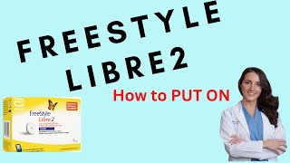 How to put on FreeStyle Libre2 ! Application process of Freestyle libra sensors