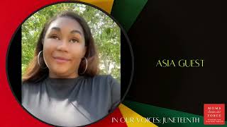 Asia Guest on Juneteenth, Moms Clean Air Force