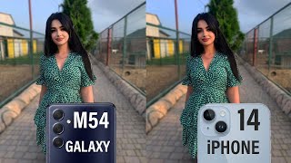 Samsung Galaxy M54 vs Iphone 14 camera test see the results!