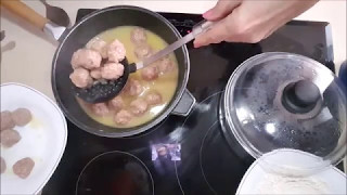 ALBONDIGAS EN SALSA