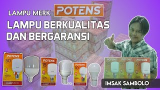 lampu merk potens lampu bergaransi dan BERKWALITAS