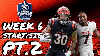 Week 6 Players you MUST Start & Sit Pt. 2 | *LIVE* chat Q&A Fantasy Football Advice