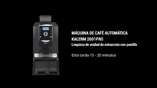 Limpieza con Pastillas de Máquina de Café Automática Kalerm2601PRO | Cafequipos