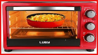 Great product -  LUBY Convection Toaster Oven with Timer, Toast, Broil Settings, Includes Baking Pan