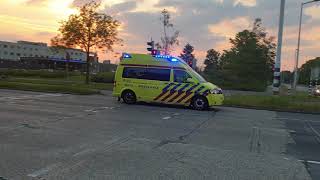 A1 Silverline Ambulance 02-119 Metslawier met spoed naar het MCL