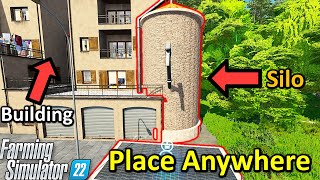 Farming Simulator 22 Mods Tips `| How to place any building anywhere on the map