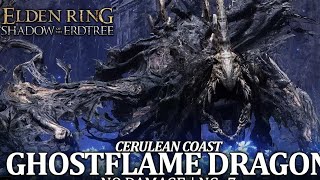 ELDEN RING NG+9 SHADOW OF THE ERDTREE DLC BOSS FIGHT- 2nd Ghostflame Dragon