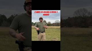 2 WAYS TO RELOAD A PISTOL WITH 1 HAND #Shorts