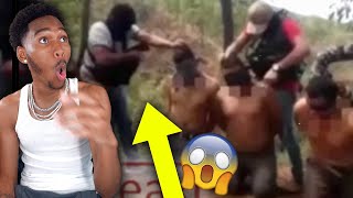 YOUTUBER ALMOST GOT KILLED WHEN THE OPPS PULLED UP DURING A INTERVIEW WITH MEXICAN CARTEL | REACTION