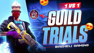 1v1 Guild Test Trials ||  FF LIVE || FREE FIRE LIVE || #totalgaming  #nonstopgaming || JAANU LIVE