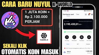 CAIR LAGI 1 JUTA BUILD💵 TRIK CURANG MENDAPATKAN SALDO BUILD DI APLIKASI XWORLD GAME PENGHASIL UANG